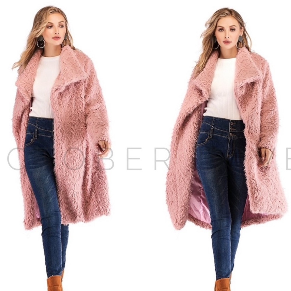 “THE EDIE” Bohemian Shaggy Coat - Picture 12 of 14